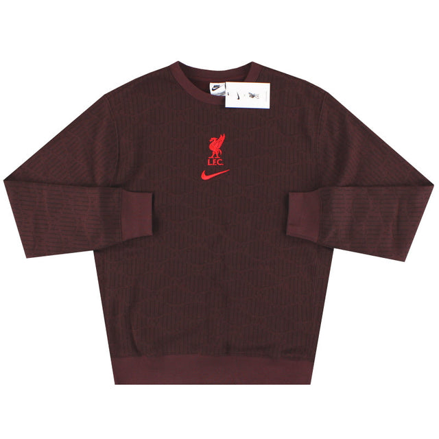 2022-23 Liverpool Nike NSW Club Crew Sweatshirt *BNIB* S