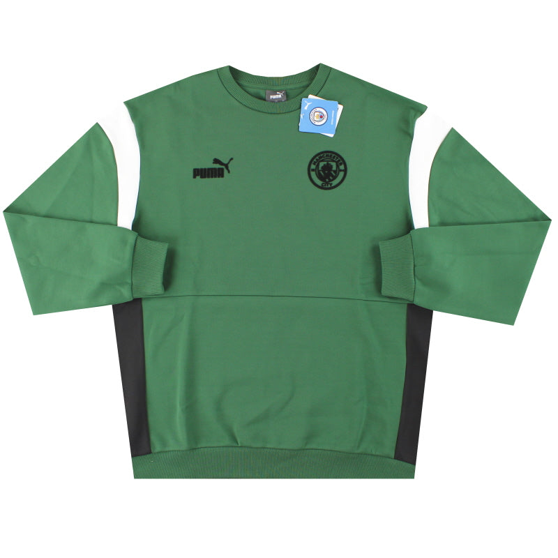 2022-23 Manchester City Puma Archive Crew Top *neu mit Etikett* M
