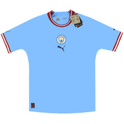 2022-23 Manchester City Puma Player Issue Heimtrikot *m/Etiketten*