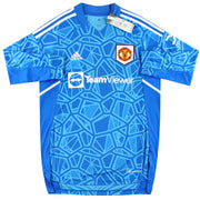 2022-23 Manchester United adidas Torwarttrikot *mit Etiketten* XL