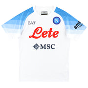 2022-23 Napoli EA7 Auswärtstrikot *Neuwertig* Jugend