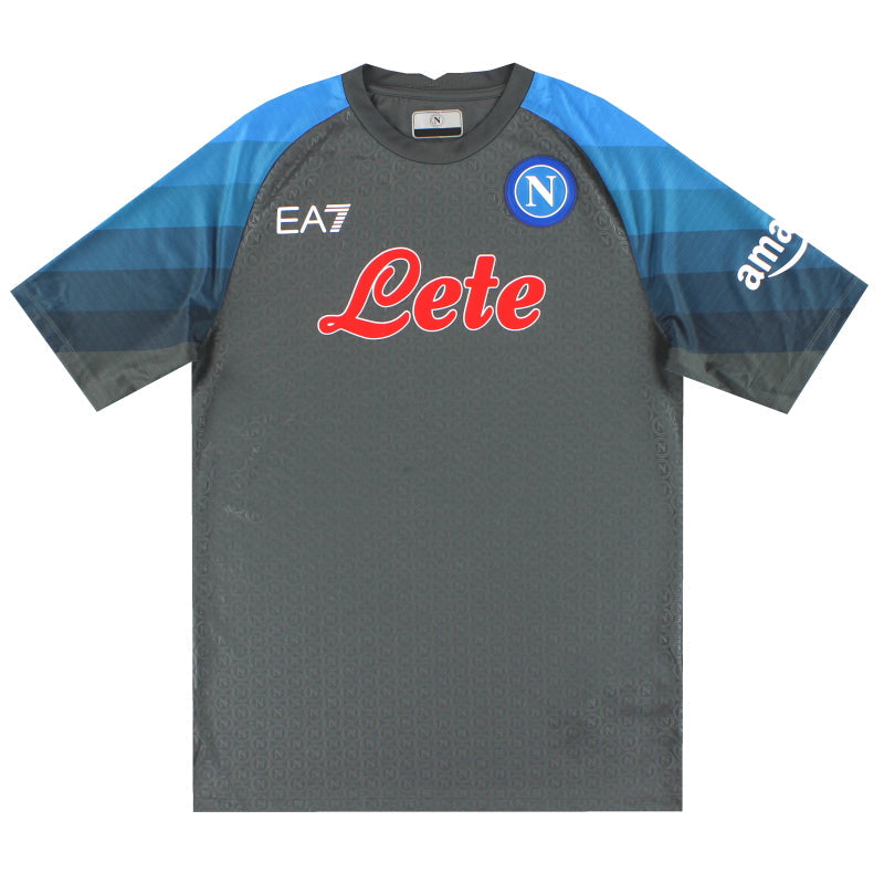 2022-23 Napoli EA7 European Auswärtstrikot *Neuwertig* S
