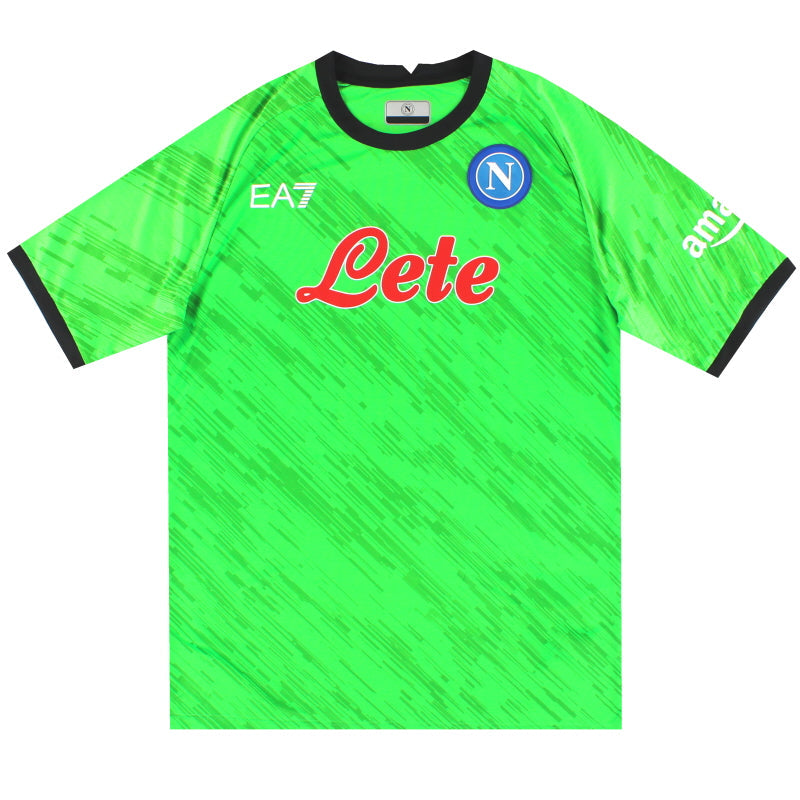 2022-23 Napoli EA7 Torwarttrikot *Neuwertig* XXL