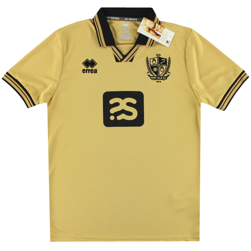 2022-23 Port Vale Errea Drittes Trikot *NEU/OVP* S