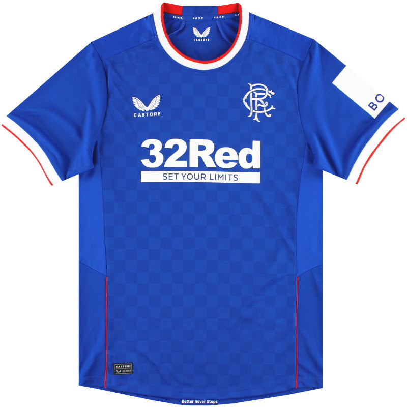 2022-23 Rangers Castore Heimtrikot *Neuwertig* L