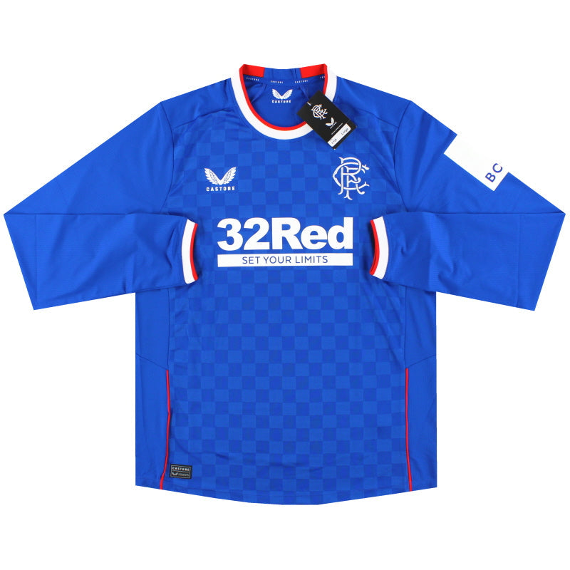 2022-23 Rangers Castore Pro Heimtrikot L/S *BNIB*