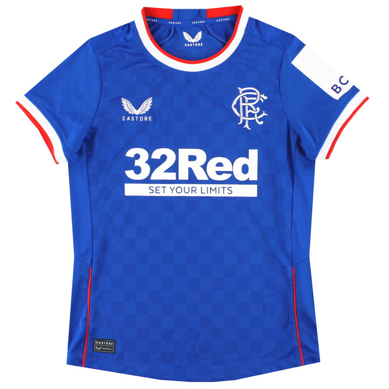 2022-23 Rangers Castore Damen Heimtrikot *Neuwertig* S