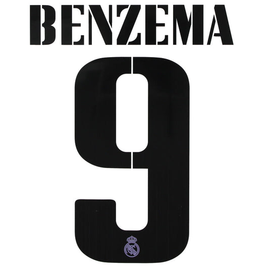 2022-23 Real Madrid Benzema #9 CL Home Name Set *BNIB* L