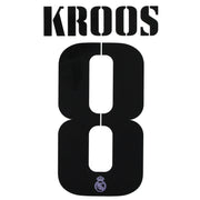 2022-23 Real Madrid Kroos #8 CL Home Name Set *OVP* L