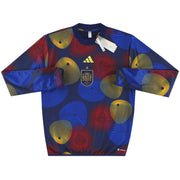 2022-23 Spanien adidas Pre-Match Aufwärm-Oberteil *m/Etiketten* S