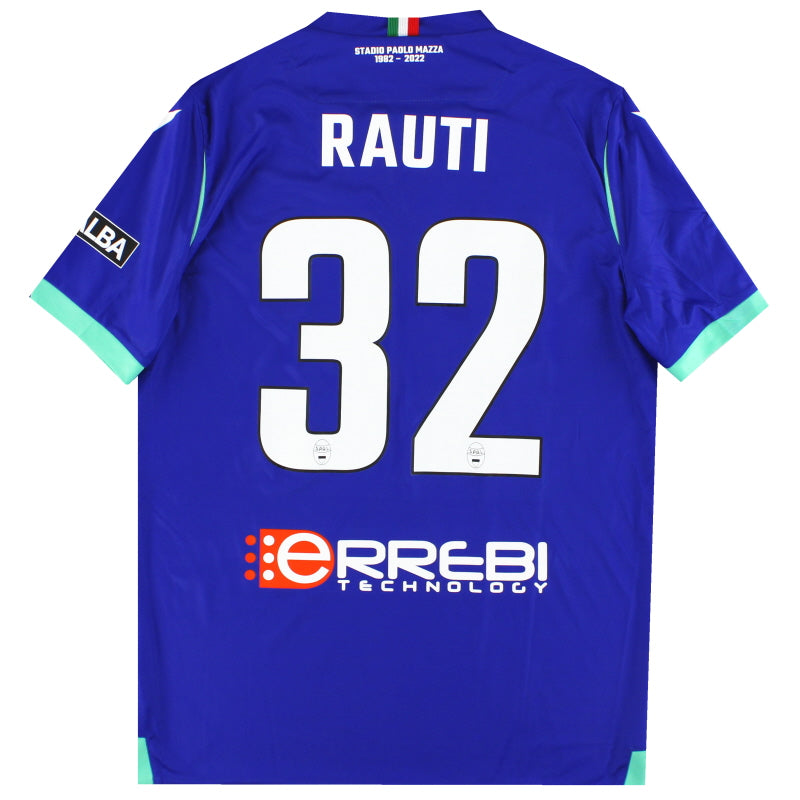 2022-23 SPAL Macron Player Issue Third Trikot Rauti #32 *Neuwertig* L