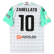 2022-23 SPAL Macron Spieler-Auswärts-Trikot Zanellato #10 *Neuwertig* XL