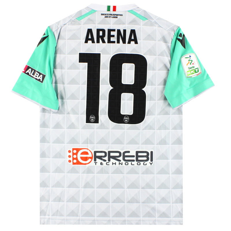 2022-23 SPAL Macron Spielerversion Auswärtstrikot Arena #18 *Neu* XL