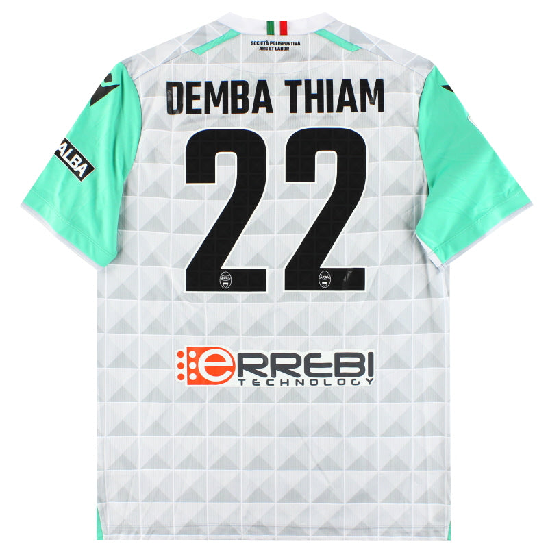 2022-23 SPAL Macron Spieler-Ausgabe Auswärtstrikot Demba Thiam #22 *Neuwertig* XXL