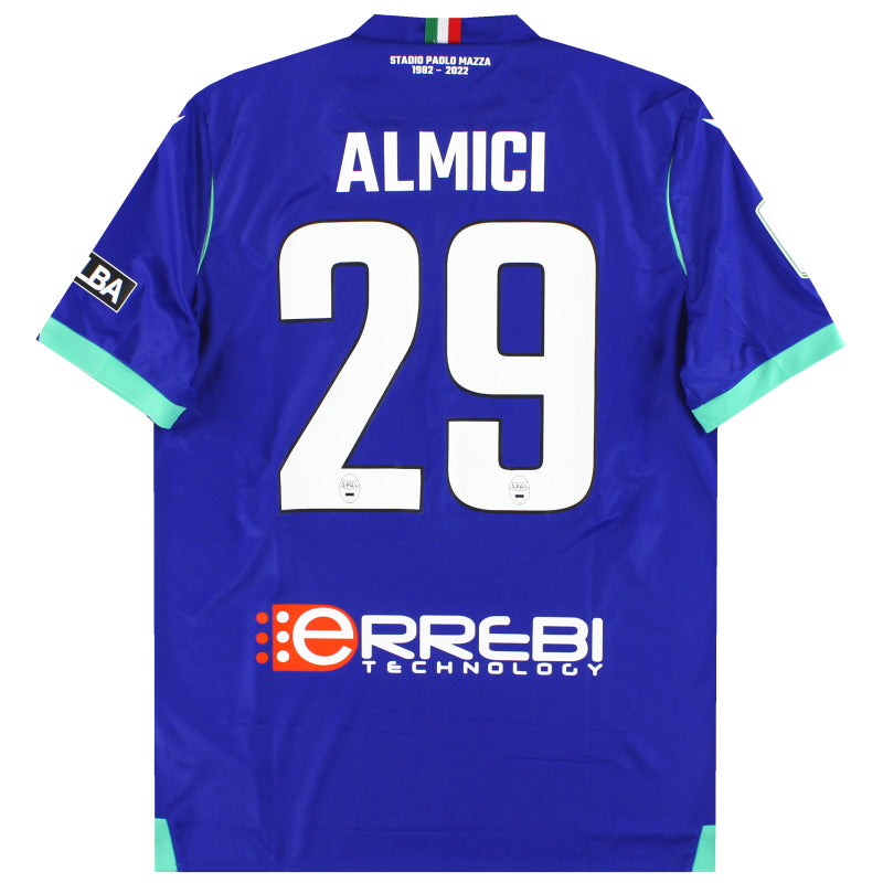 2022-23 SPAL Macron Player Issue Drittes Trikot Almici #29 *Neuwertig* M