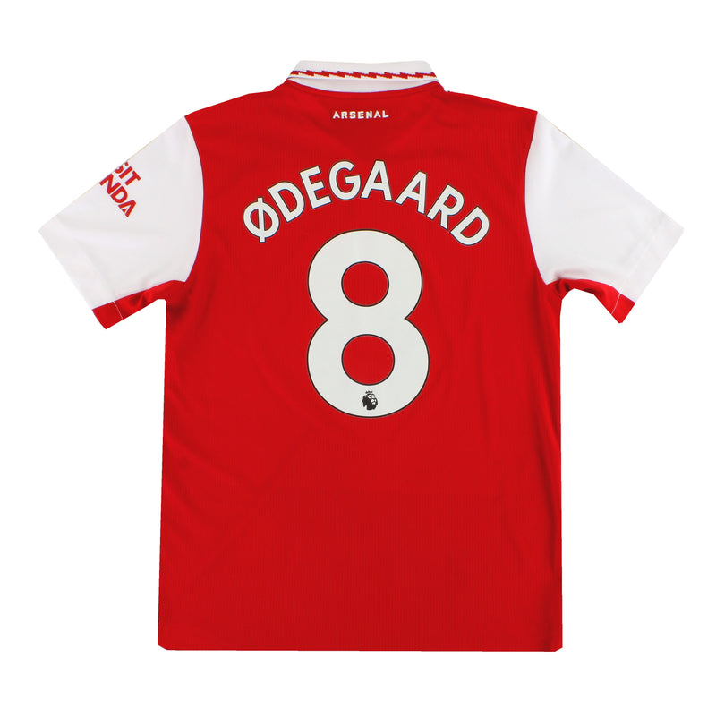 2022-23 Arsenal adidas Authentic Home Shirt Odegaard #8 *Mint* M