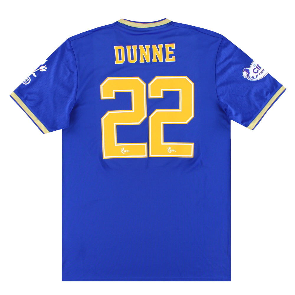 2022-23 Cove Rangers adidas Centenary Home Shirt Dunne #22 *Mint* M