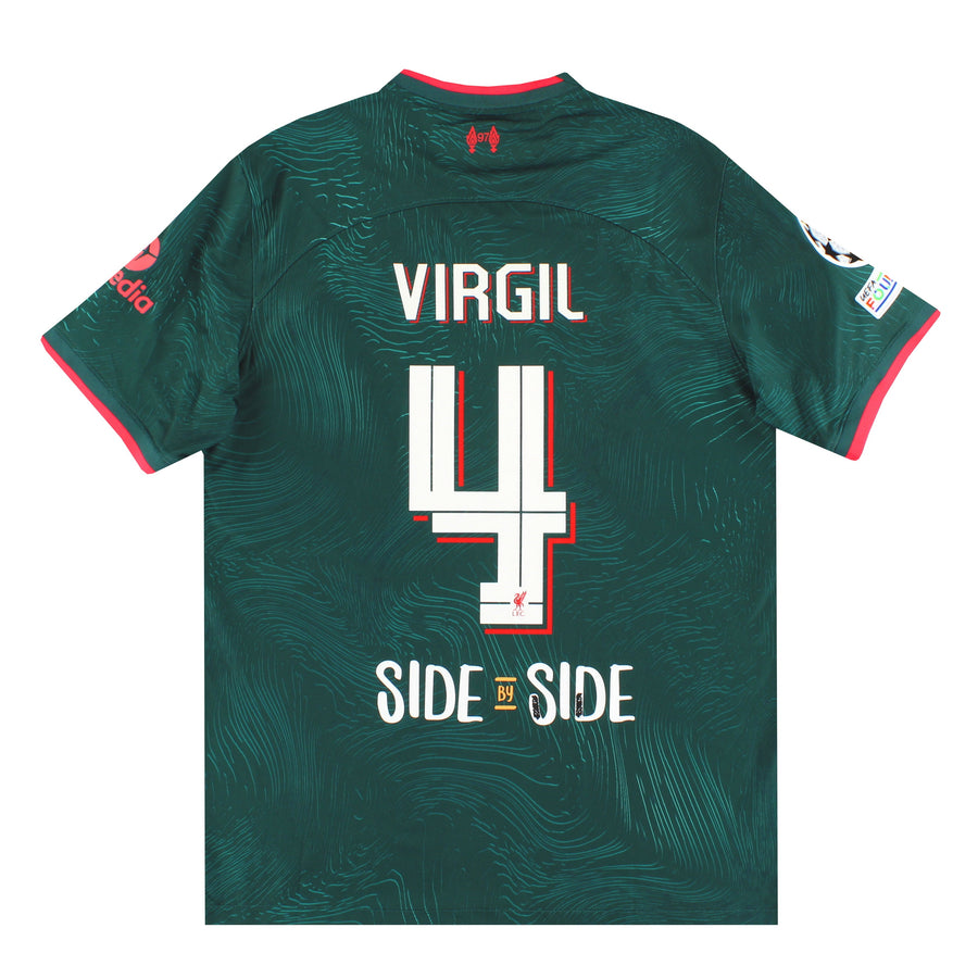 2022-23 Liverpool Nike Third Shirt Virgil #4 L