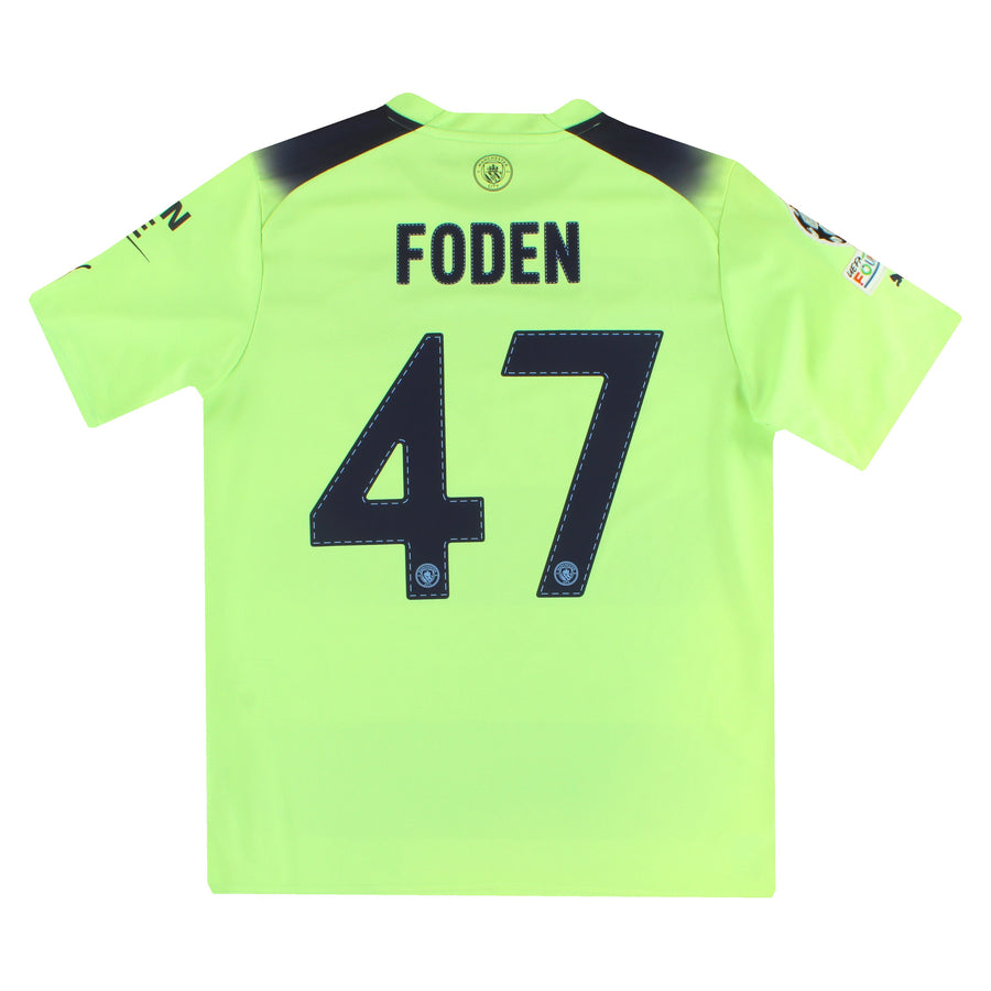 2022-23 Manchester City Puma CL Third Trikot Foden #47 L