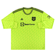 2022-23 Manchester United adidas Auswärtstrikot Langarm XXXL