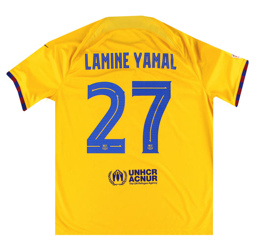 2022-24 Barcelona Nike Fourth Shirt Lamine Yamal #27 XXL