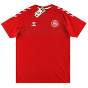 2022 Dänemark Hummel Freizeit Fan T-Shirt *BNIB* L