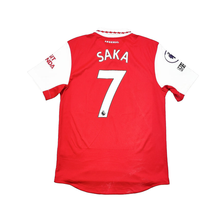 2022/23 Arsenal Saka #7 *Matchworn* Heimtrikot (M) Adidas