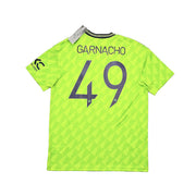 2022/23 Manchester United Garnacho #49 *BNWT* Ausweichtrikot (Mehrere Größen) Adidas
