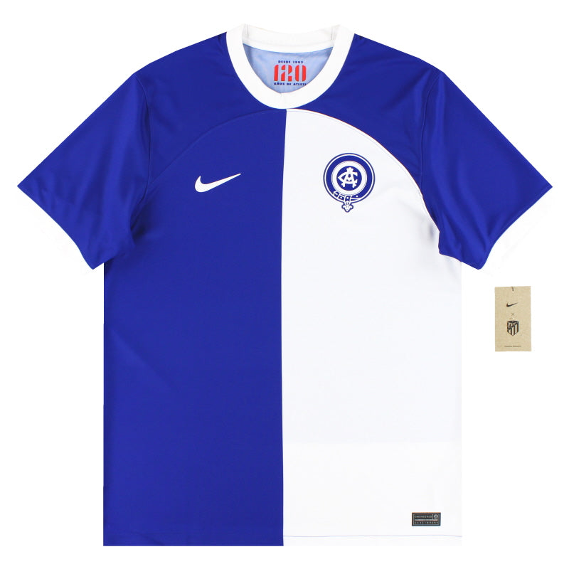 2023-24 Atletico Madrid Nike '120 Jahre' Auswärtstrikot *m/Etiketten* S