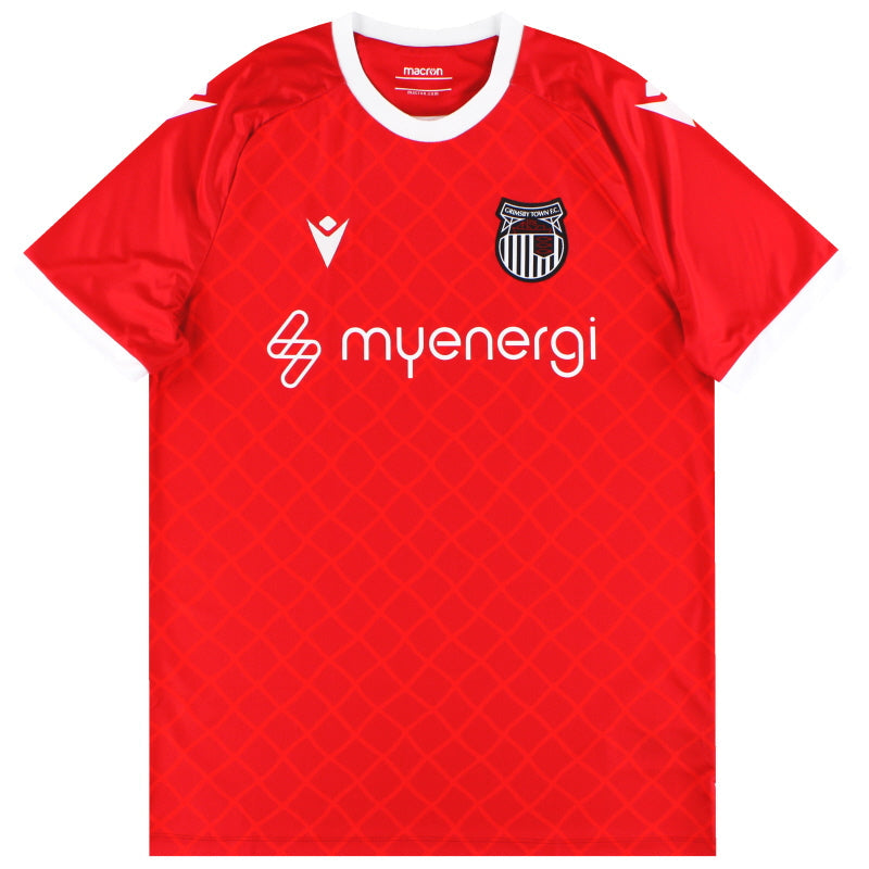 2023-24 Grimsby Town Macron Auswärtstrikot *BNIB* L