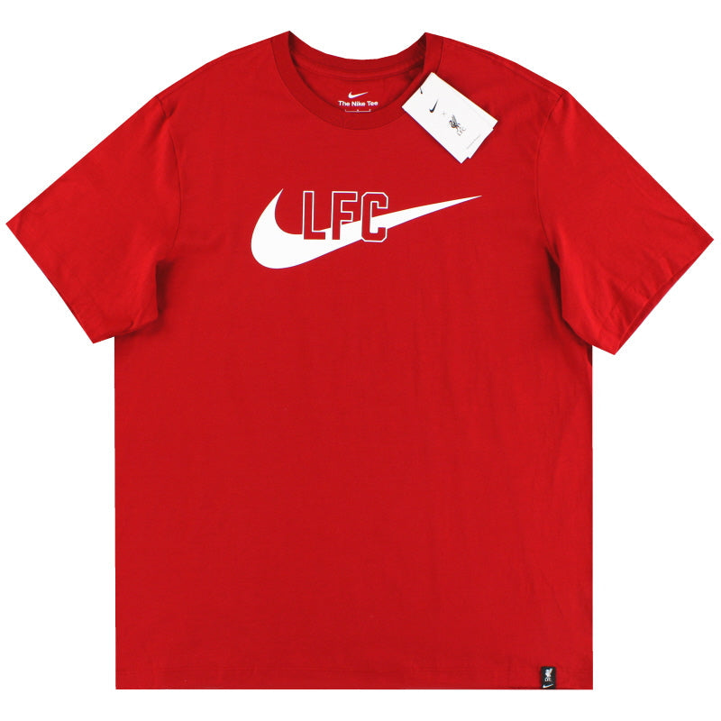 2023-24 Liverpool Nike Swoosh T-Shirt *Neu mit Etikett* L