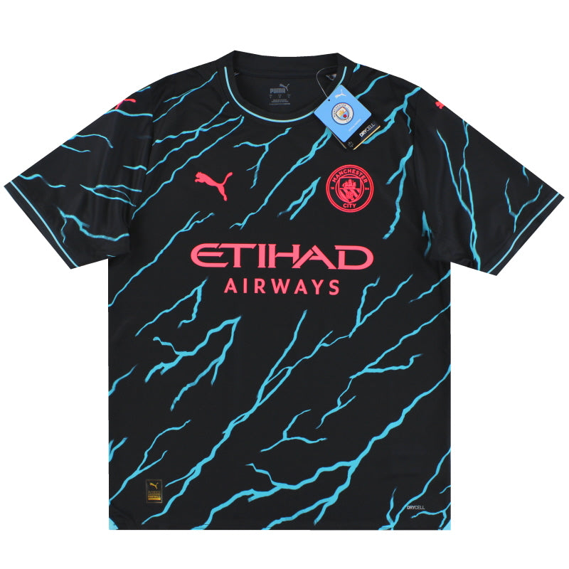 2023-24 Manchester City Puma Auswärtstrikot *m/Etiketten* L