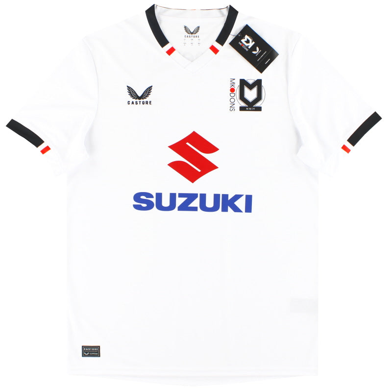2023-24 MK Dons Castore Heimtrikot *BNIB* L