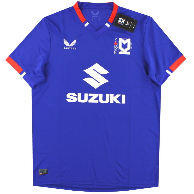 2023-24 MK Dons Castore Drittes Trikot *BNIB* L