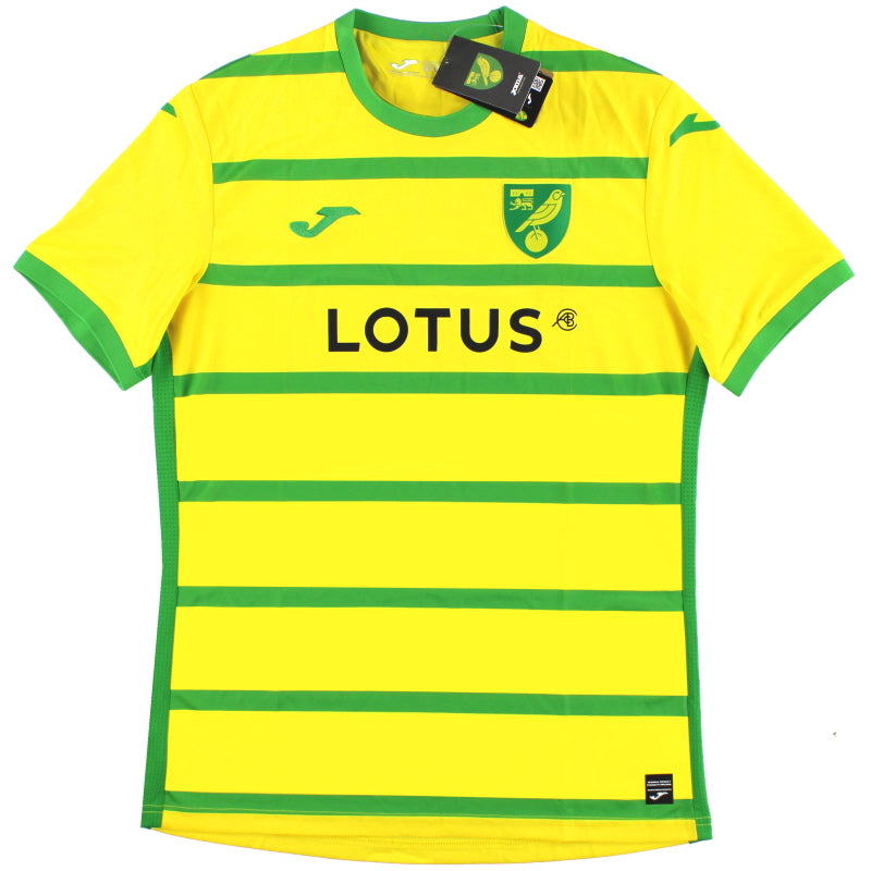 2023-24 Norwich City Joma Heimtrikot *NEU MIT ETIKETT* L