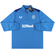 2023-24 Rangers Castore 1/4 Reißverschluss Trainingsfleece *BNIB* XL