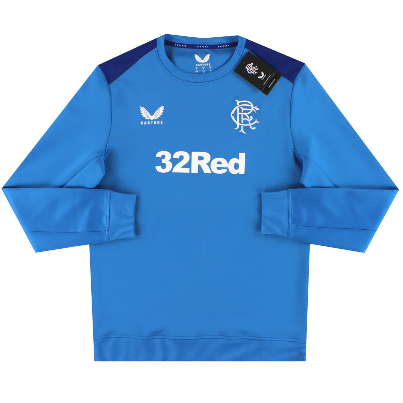 2023-24 Rangers Castore Players Trainings-Sweatshirt *NEU OVP* M