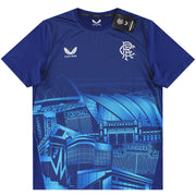 2023-24 Rangers Castore Stadion Print T-Shirt *OVP* M