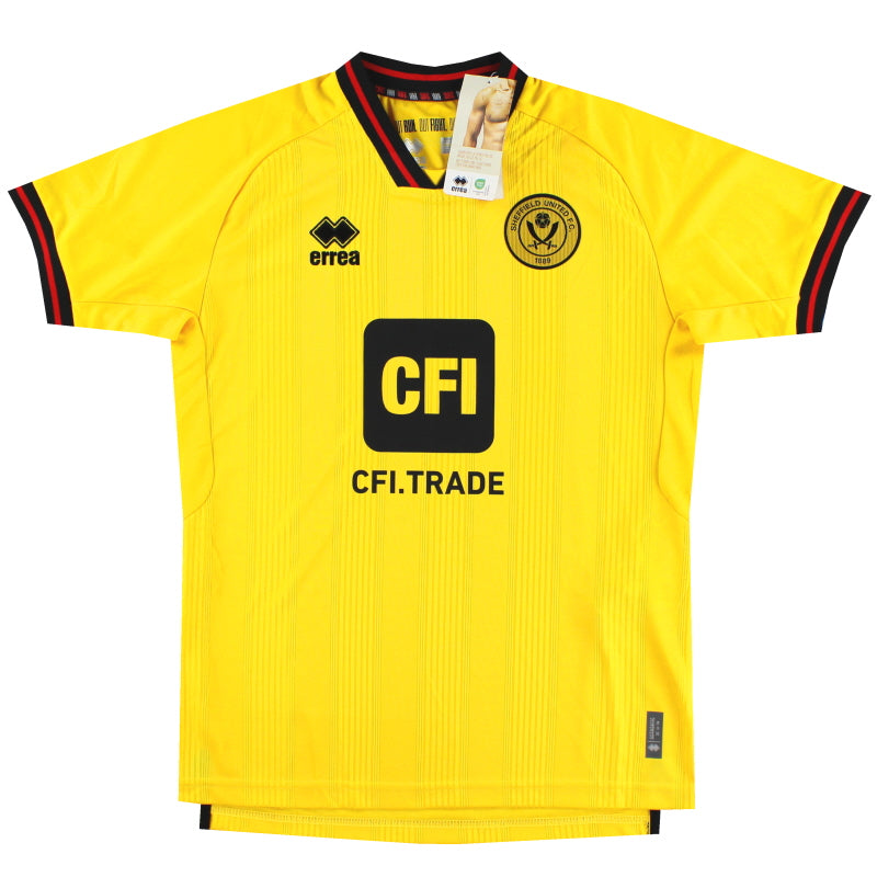 2023-24 Sheffield United Errea Auswärtstrikot *mit Etiketten* L