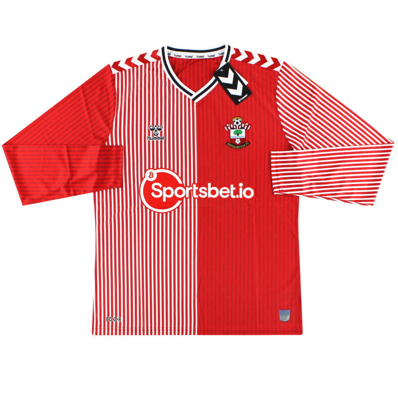 2023-24 Southampton Hummel Heimtrikot Langarm *NEU MIT ETIKETT* XL