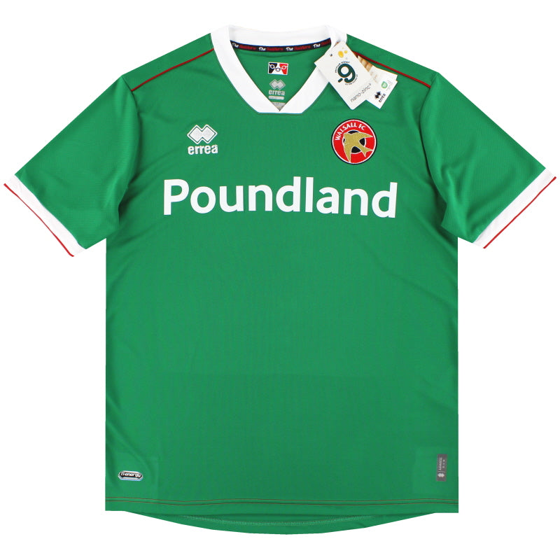 2023-24 Walsall Errea Ausweichtrikot *m/Etiketten* XXL