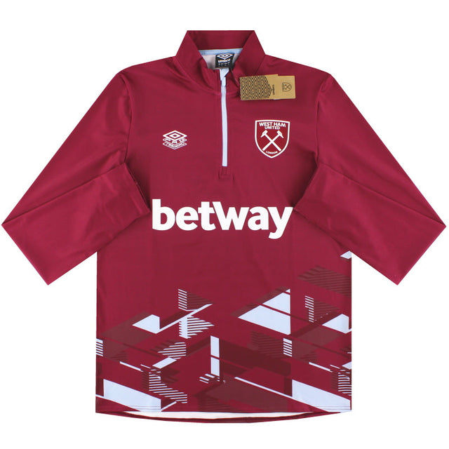 2023-24 West Ham Umbro 1/4 Zip Warm Up Top *w/tags* XL