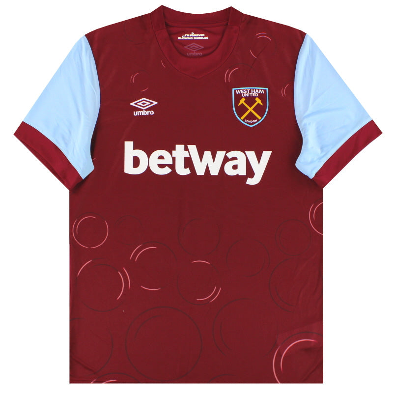 2023-24 West Ham Umbro Heimtrikot *Neuwertig* M