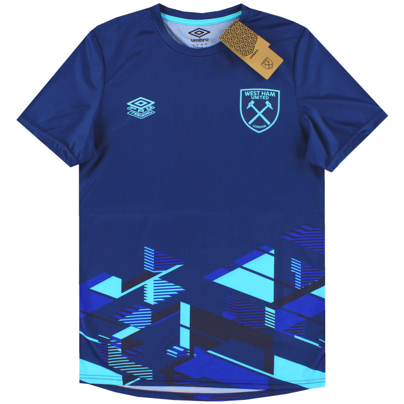 2023-24 West Ham Umbro Aufwärmshirt *BNIB XL