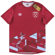 2023-24 West Ham Umbro Aufwärmshirt *BNIB XL