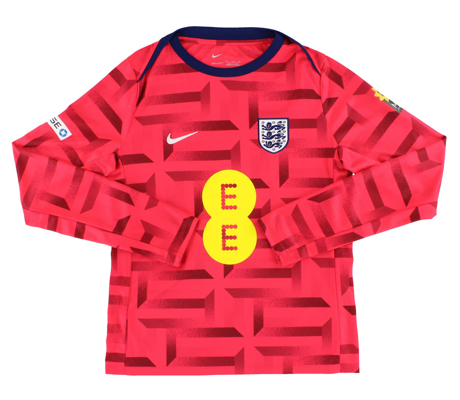 2023-24 England Nike Player Issue Pre-Match Shirt L/S