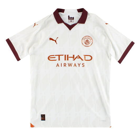 2023-24 Manchester City Puma Authentic Away Shirt M