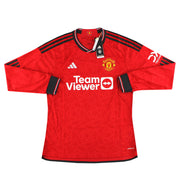 2023-24 Manchester United adidas Heimtrikot Langarm *neu mit Etiketten* XL