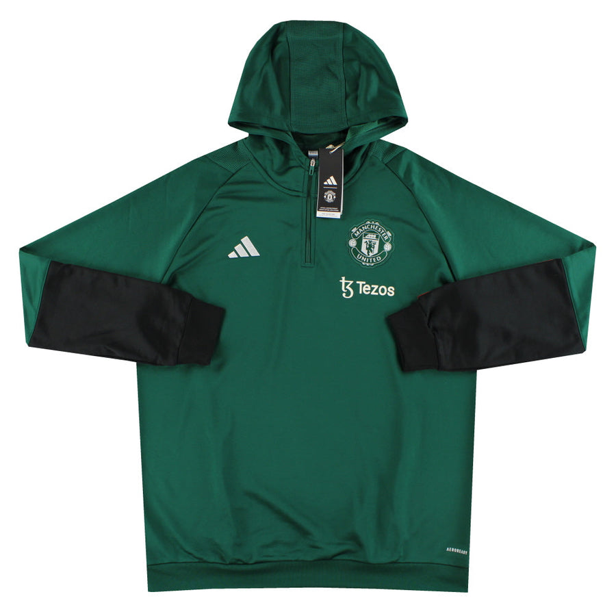 2023-24 Manchester United adidas Tiro 23 Hoodie *m. Etiketten* XL