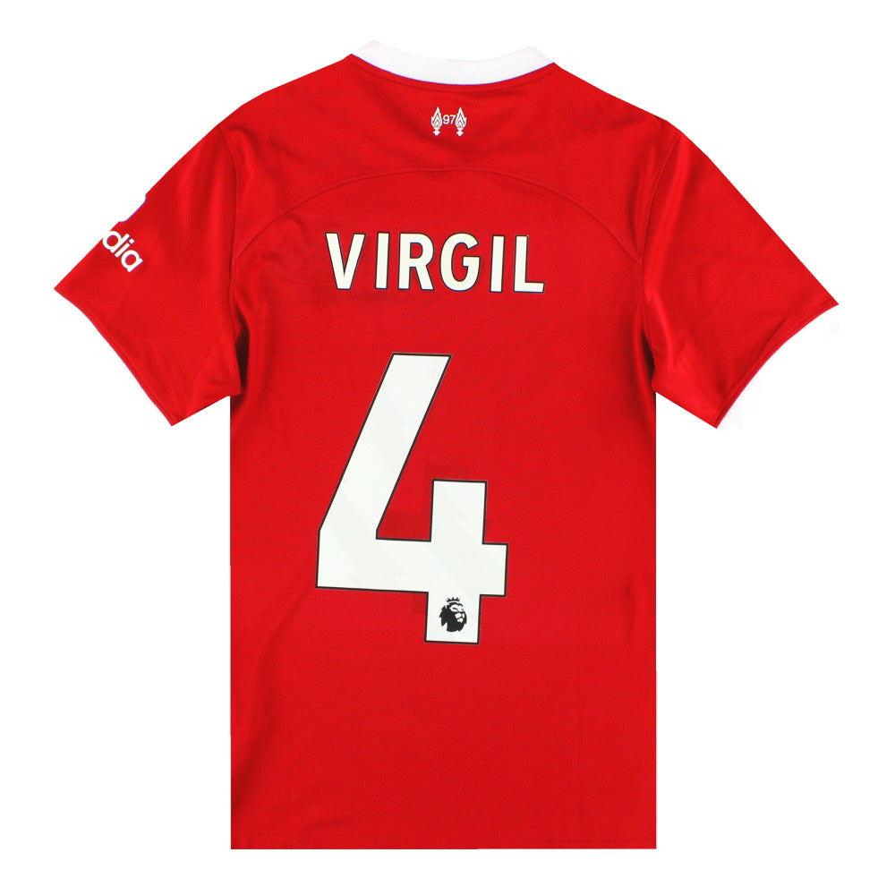 2023-24 Liverpool Nike Home Shirt Virgil #4 XS